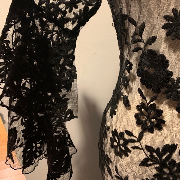 COPY - Fabulous sheer lace dress / Gown - Picture 3 of 3